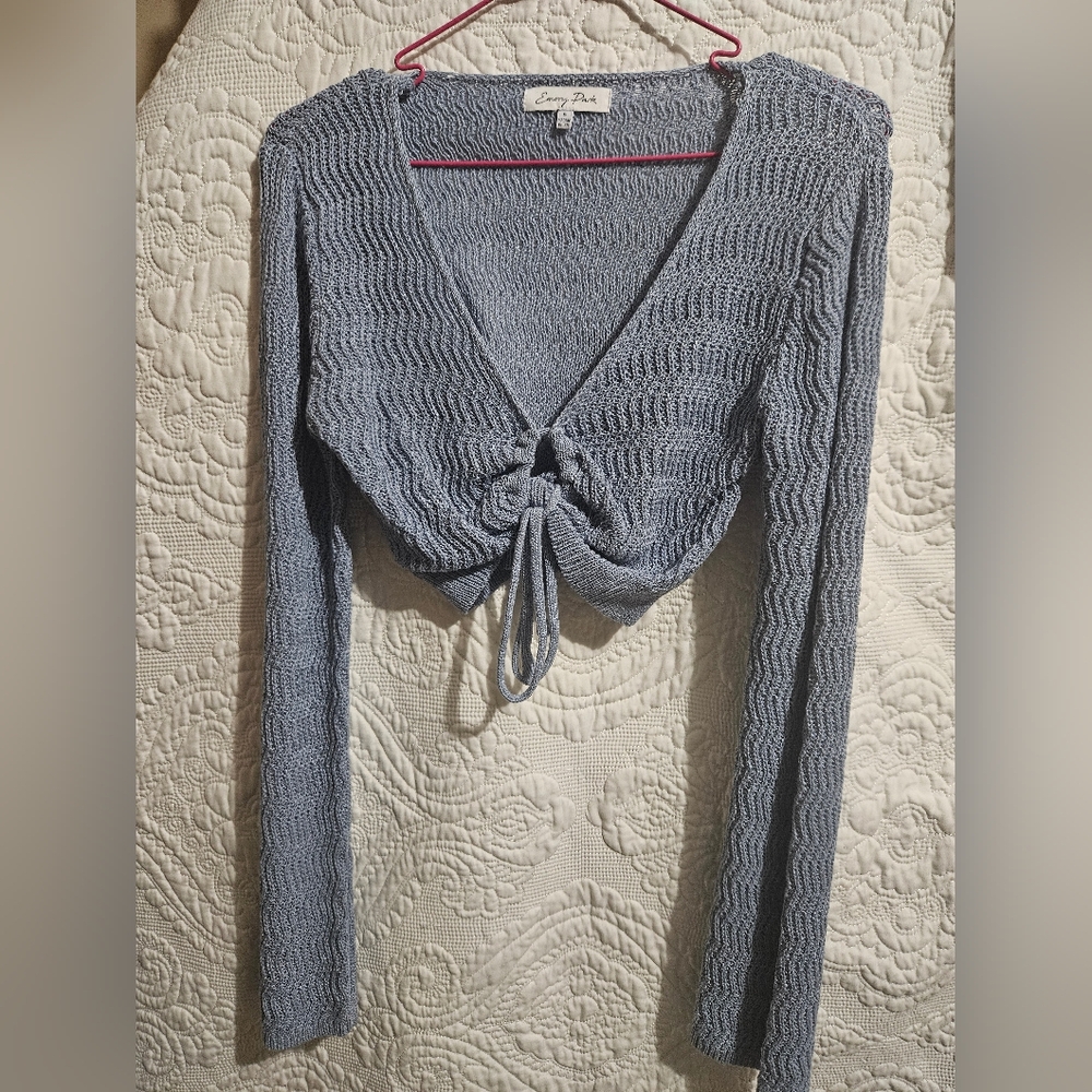 Blue Tie up Top Dollskill
